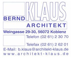 Architekt Bernd Klaus Logo